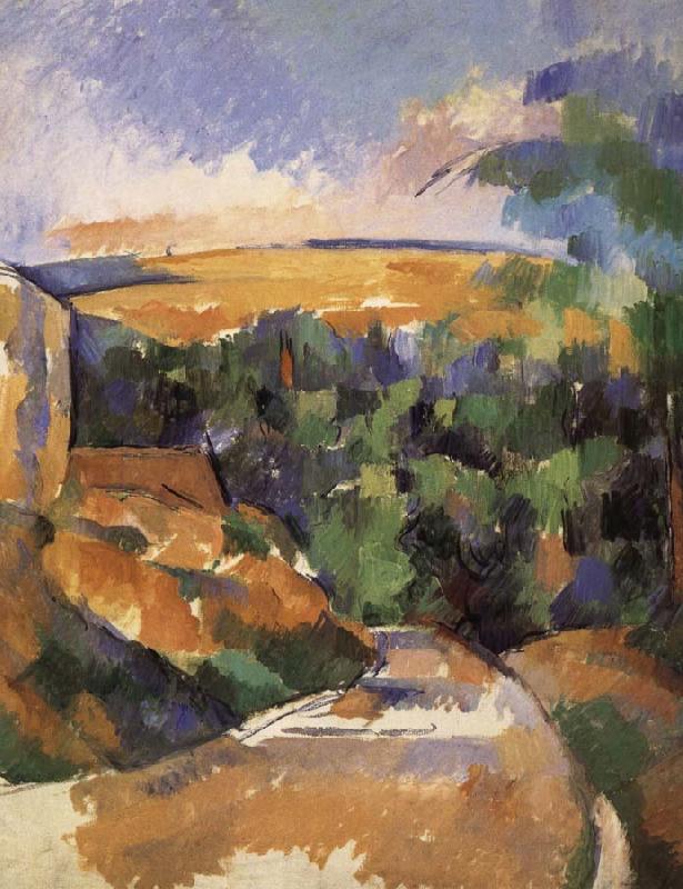 Paul Cezanne Road corner Germany oil painting art